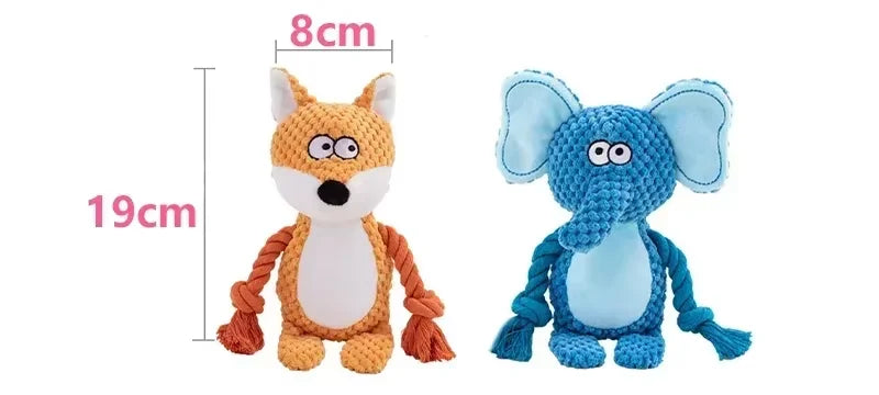Bite-Resistant Plush Squeaky Dog Toy