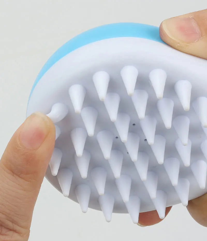 Soft Silicone Pet Bathing & Massage Brush