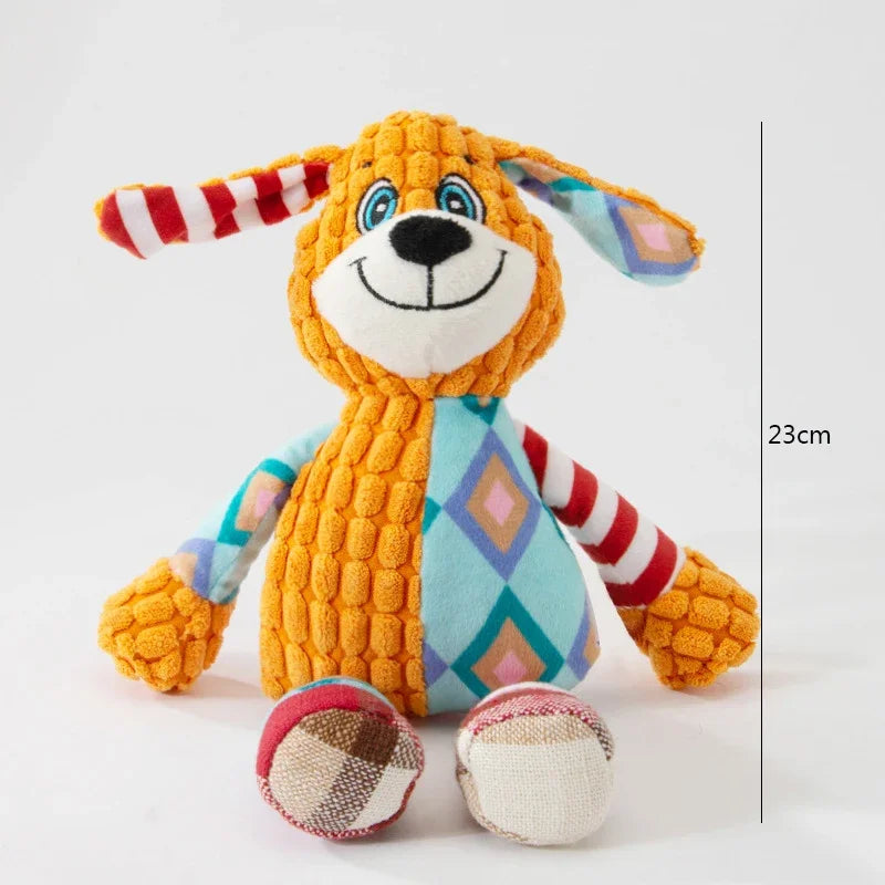 Bite-Resistant Plush Squeaky Pet Toy