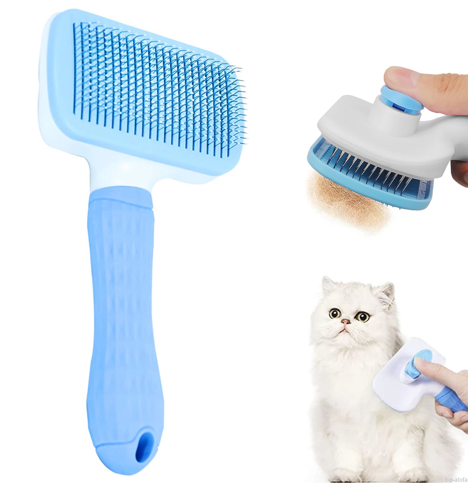 Dog & Cat Hair Remover Grooming Brush