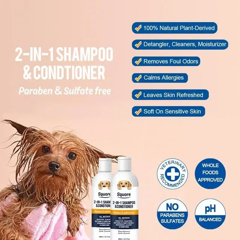 2-in-1 Natural Puppy Shampoo & Conditioner