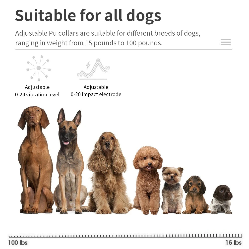 USB Rechargeable Auto Anti-Bark Dog Collar  Brief Product Description (Bullet Points):