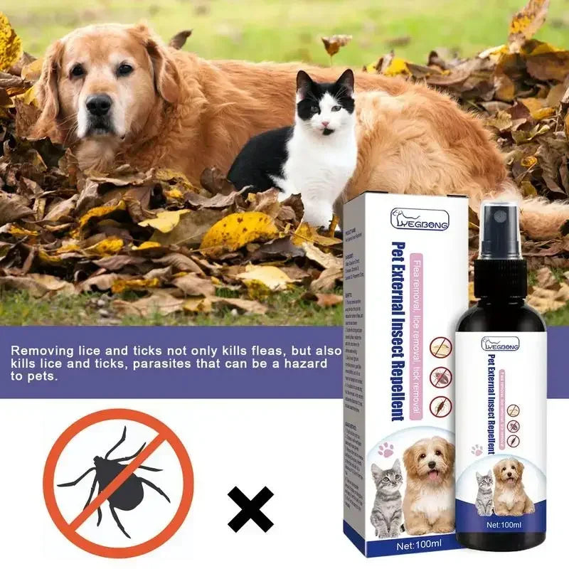 Pet Flea & Tick Removing Spray