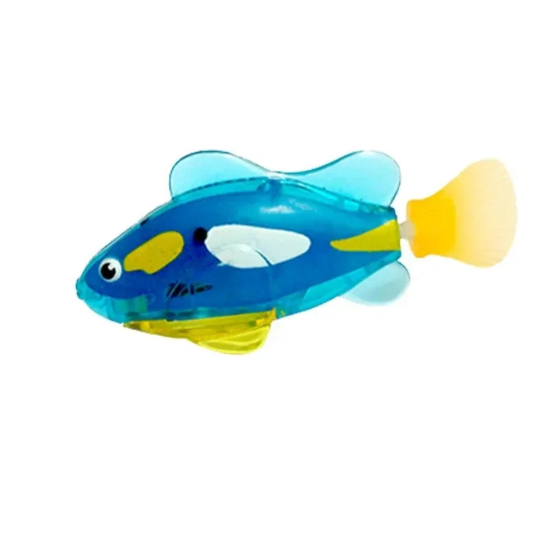 LED Interactive Swimming Robot Fish Cat Toy