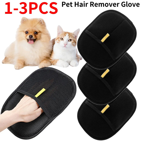 Deshedding Grooming Gloves for Pets