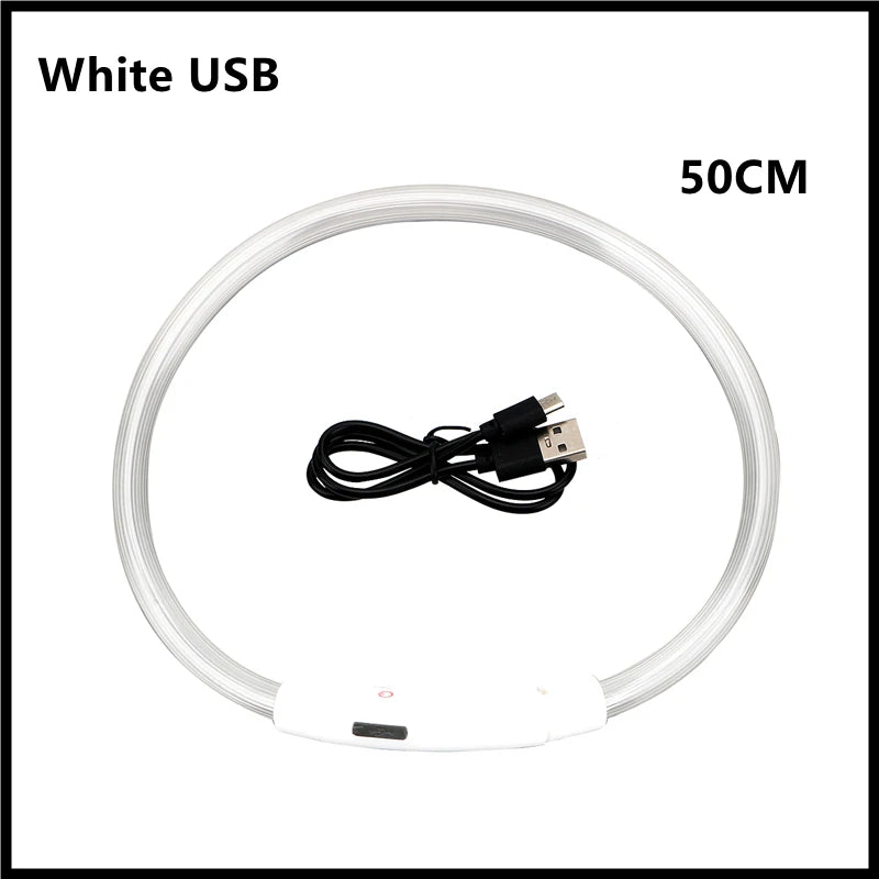 USB Rechargeable LED Pet Safety Collar