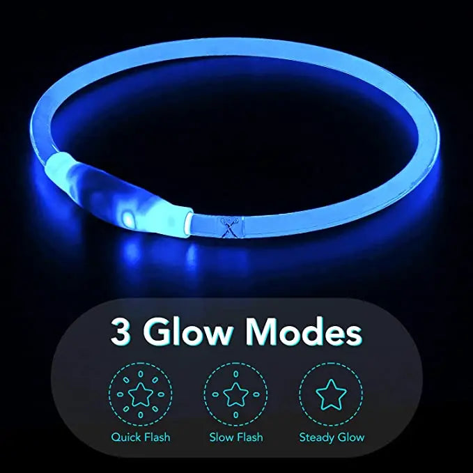 LED Rechargeable Glowing Pet Collar