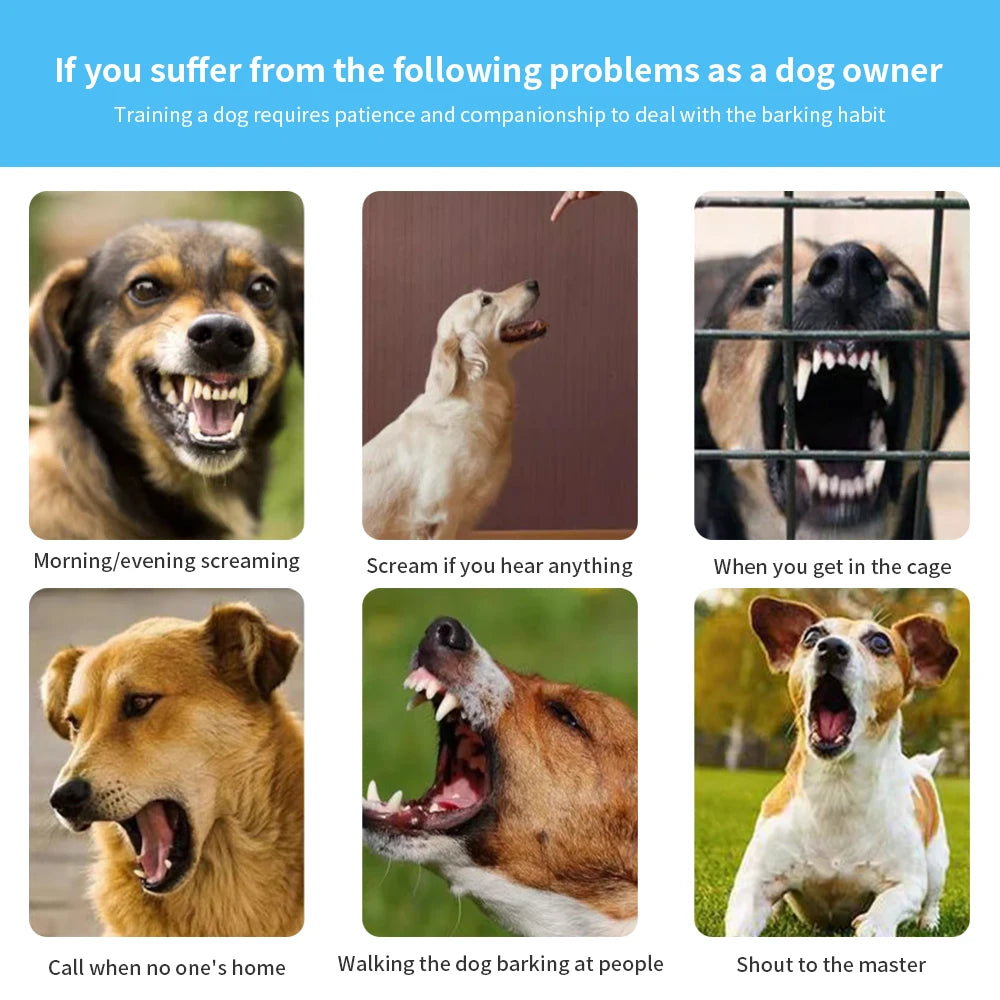 Smart Rechargeable Anti-Bark Dog Training Collar