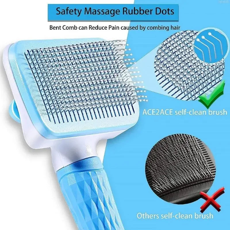 Dog & Cat Hair Remover Grooming Brush