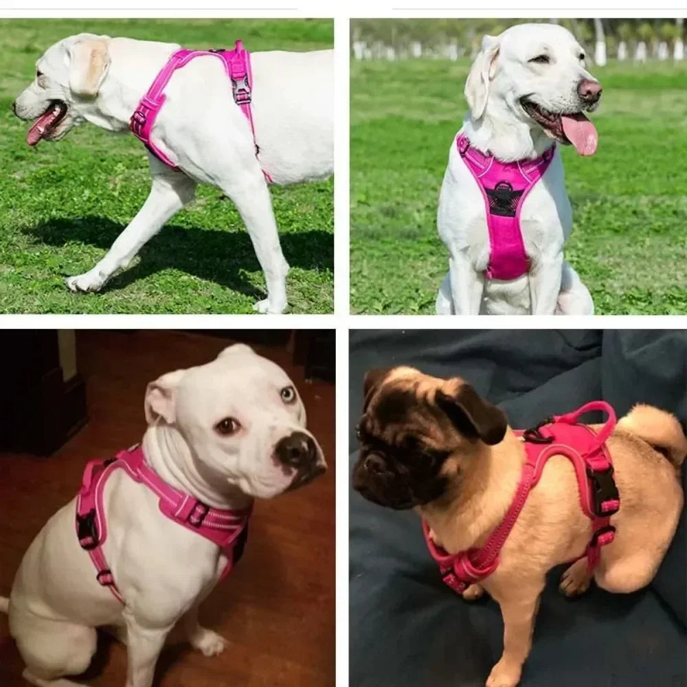 Reflective Adjustable Breathable Dog Vest Harness