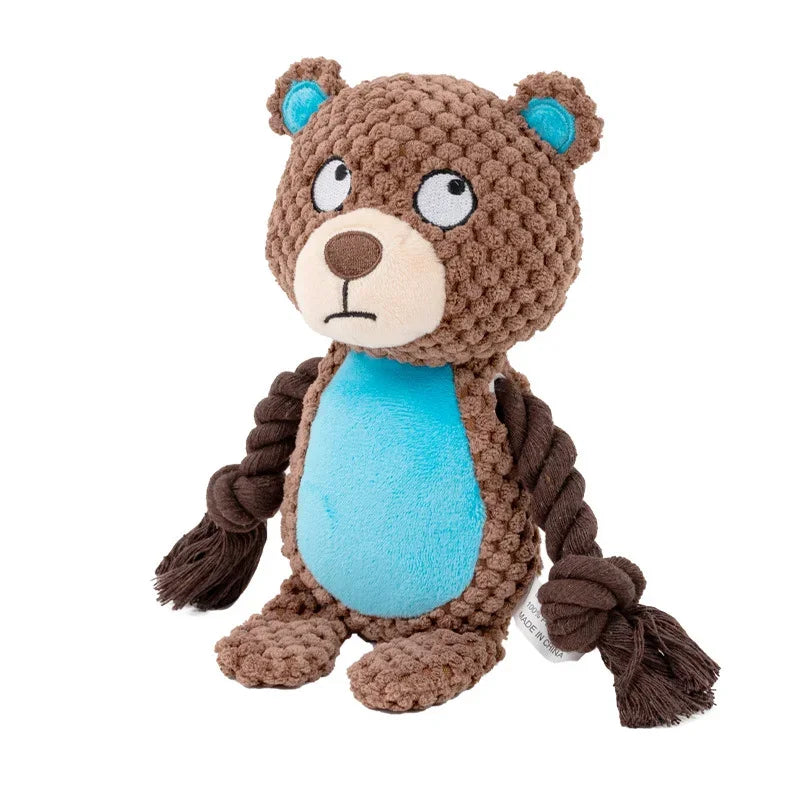 Bite-Resistant Plush Squeaky Dog Toy