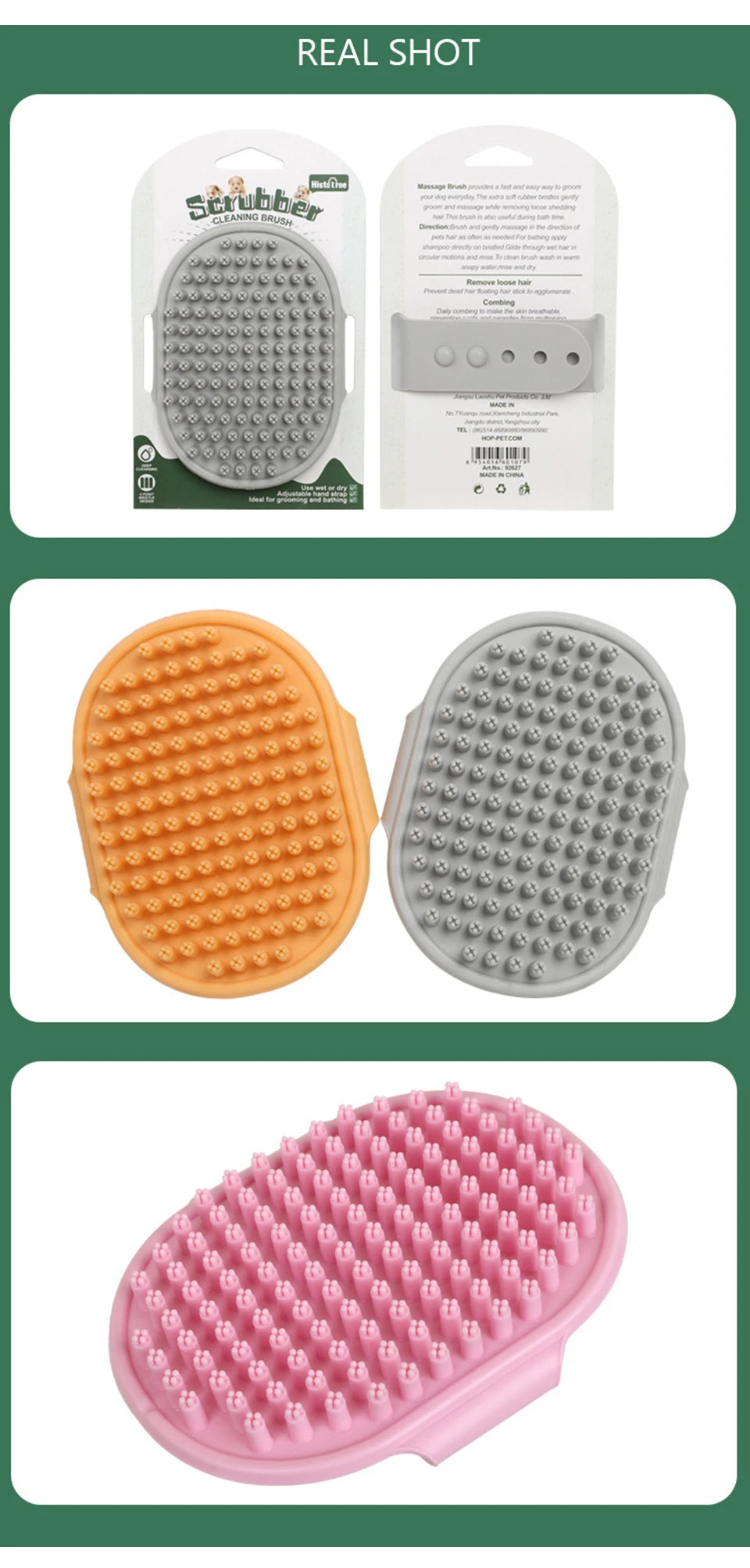 NONOR Deshedding Grooming Gloves for Pets