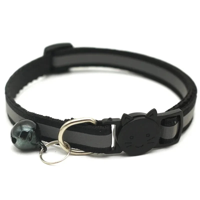 10PCS Adjustable Cat Collars with Bell