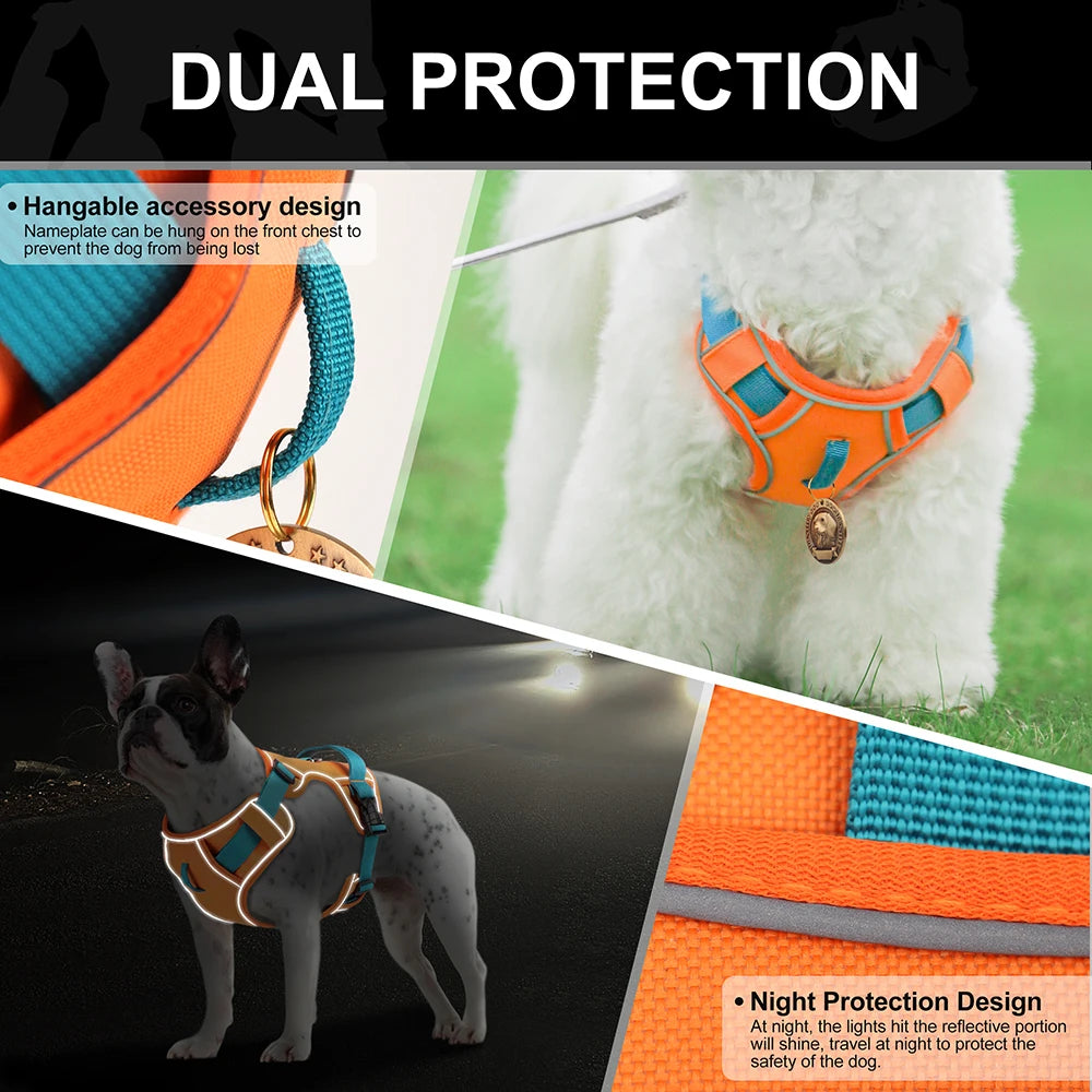 Mesh Breathable Reflective Dog Harness