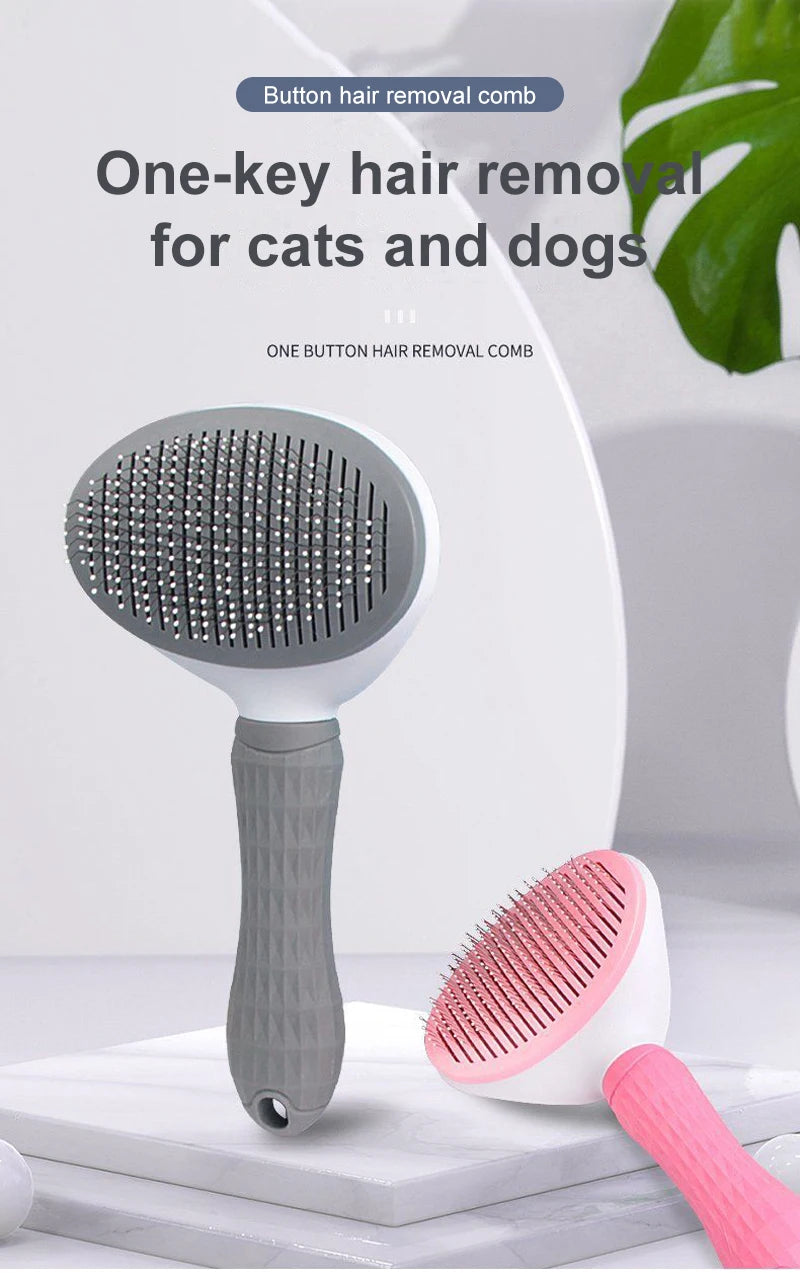Dog & Cat Hair Remover Grooming Brush