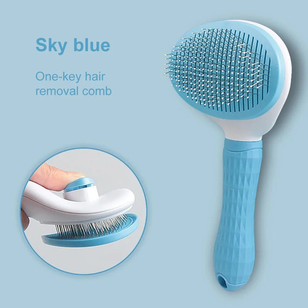 Dog & Cat Hair Remover Grooming Brush