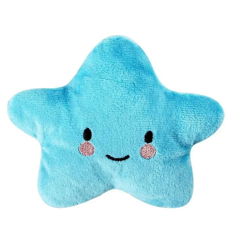 Plush Squeaky Pentagram Pet Toy