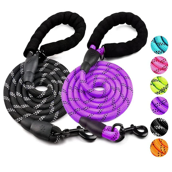 Strong Reflective Dog Leash for All Sizes