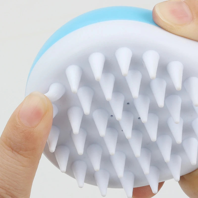 Soft Silicone Pet Bathing & Massage Brush