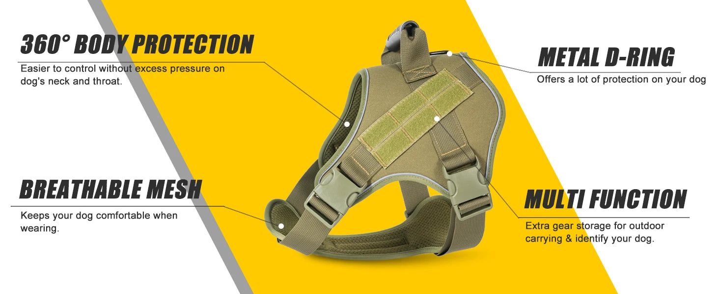 Tactical Explosion-Proof Dog Harness