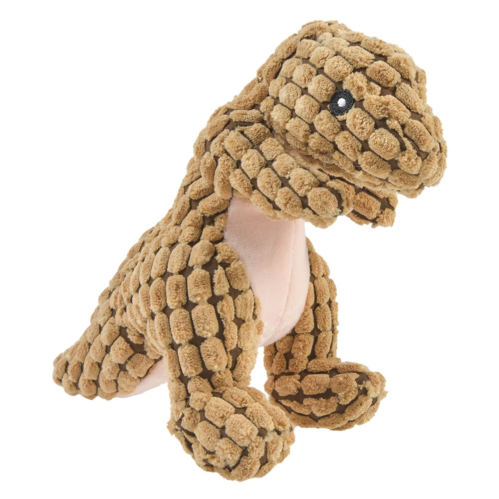 Plush Dinosaur Chew Toy for Cats & Dogs