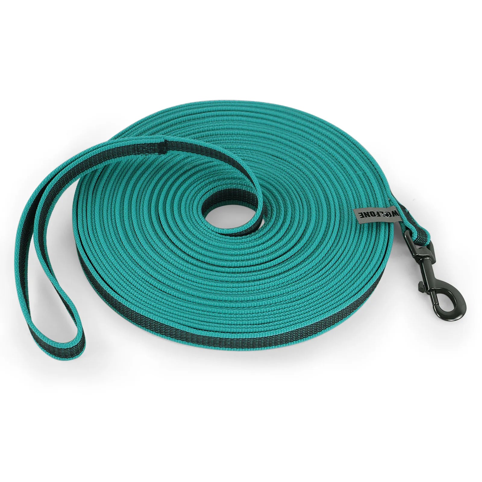 Dual-Color Latex Silk Dog Leash – Multiple Lengths