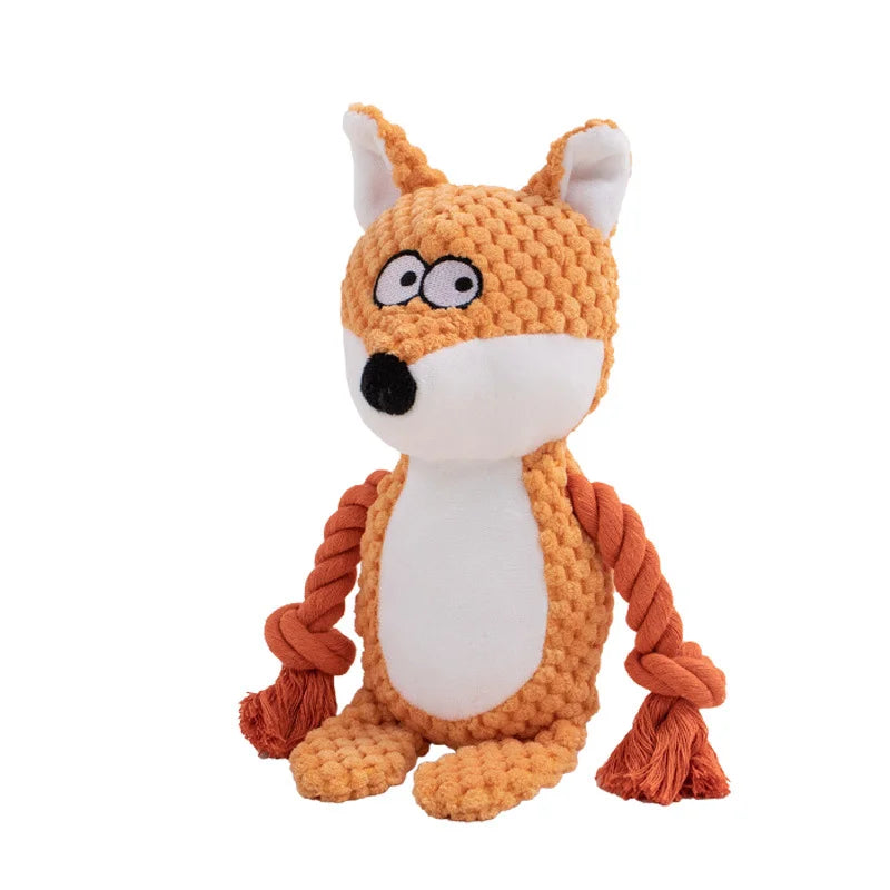 Bite-Resistant Plush Squeaky Dog Toy