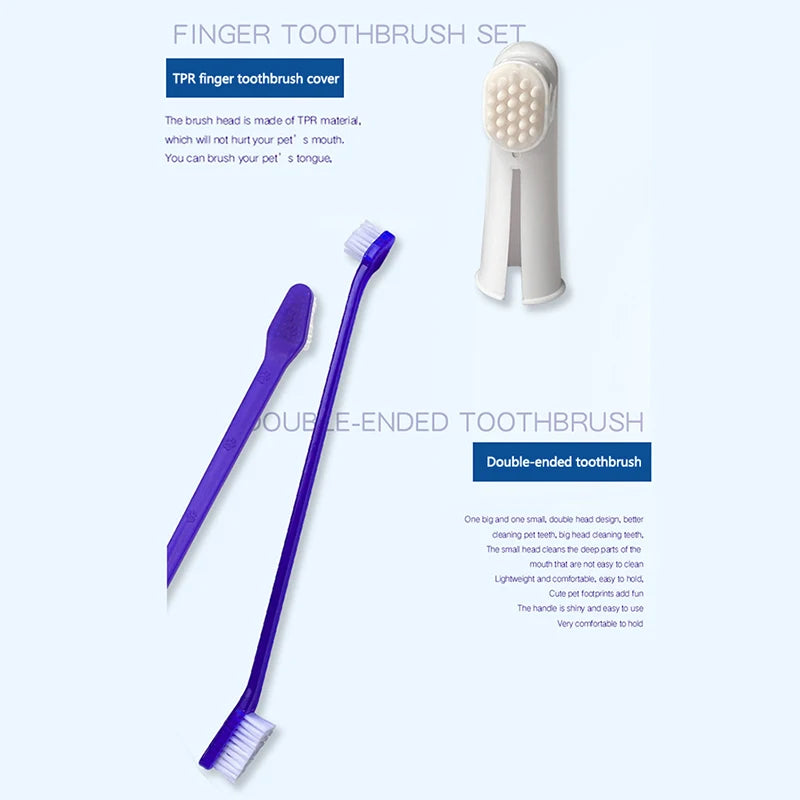 Pets Tartar Control Kit – 4-Piece Dental Care Set