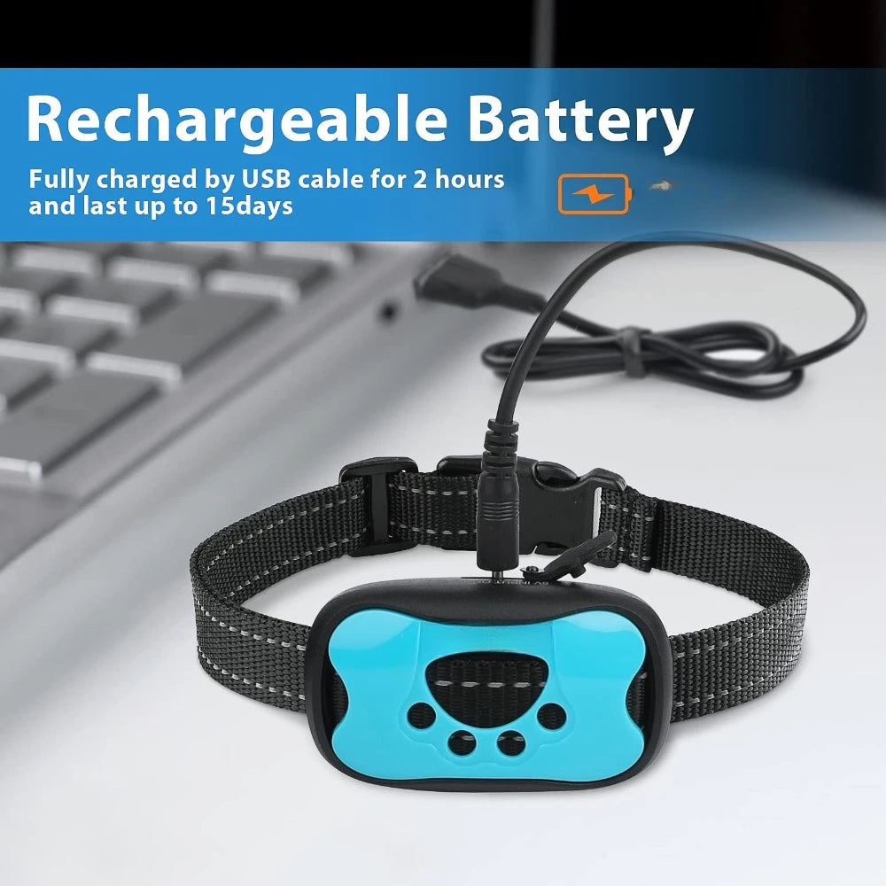Waterproof USB Rechargeable Anti-Bark Dog Collar