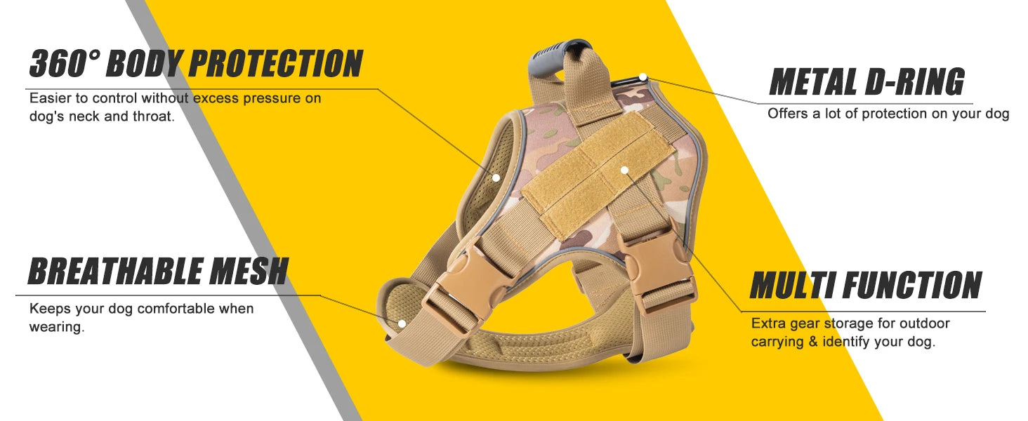 Tactical Explosion-Proof Dog Harness