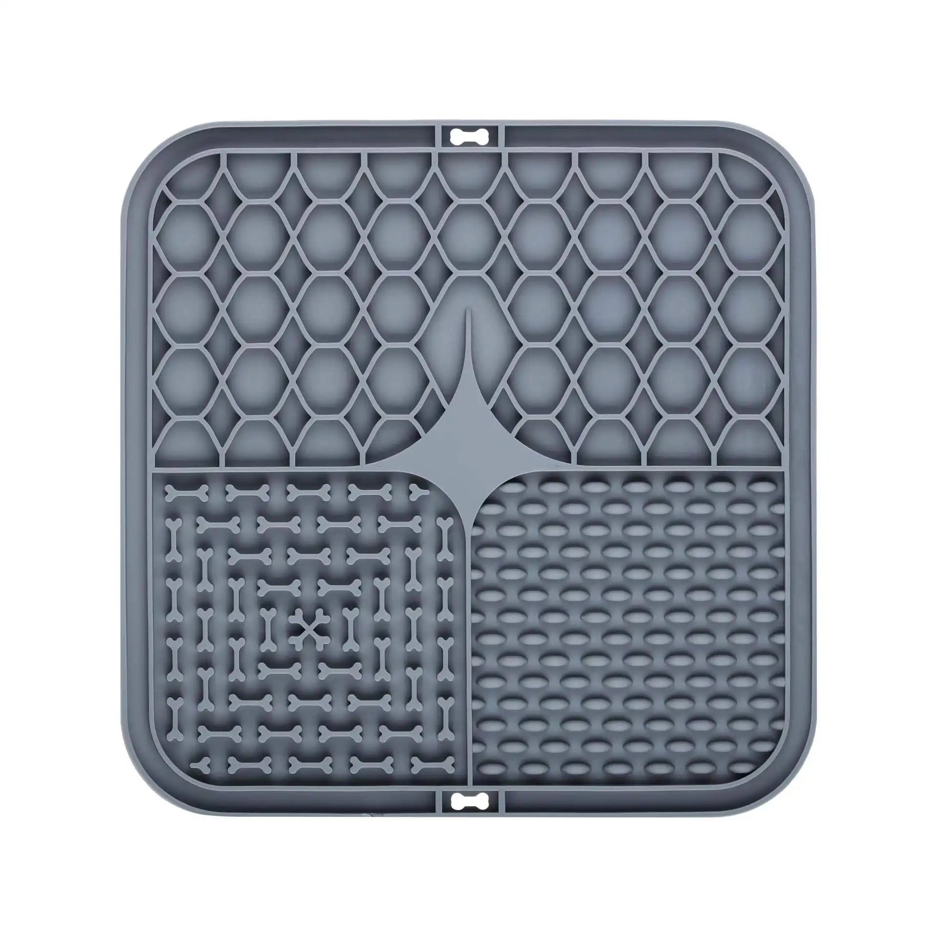 Silicone Pet Licking Pad – Slow Feeder with Suction Cups