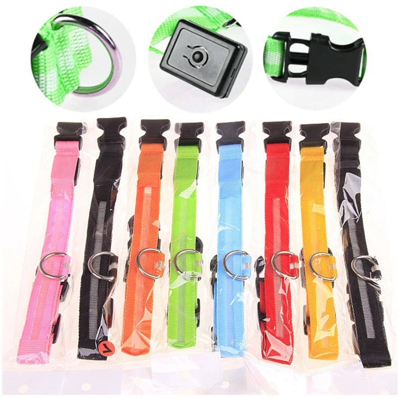 USB Rechargeable LED Pet Safety Collar