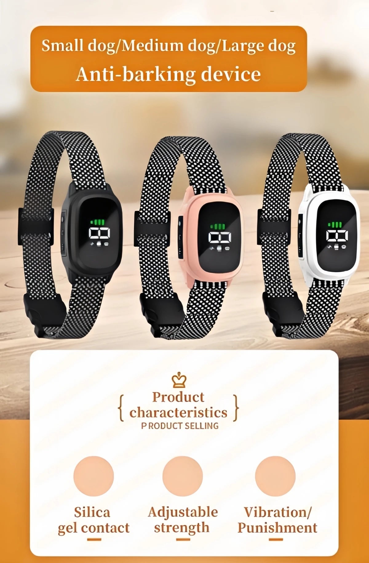 Rechargeable Automatic Anti-Bark Dog Collar