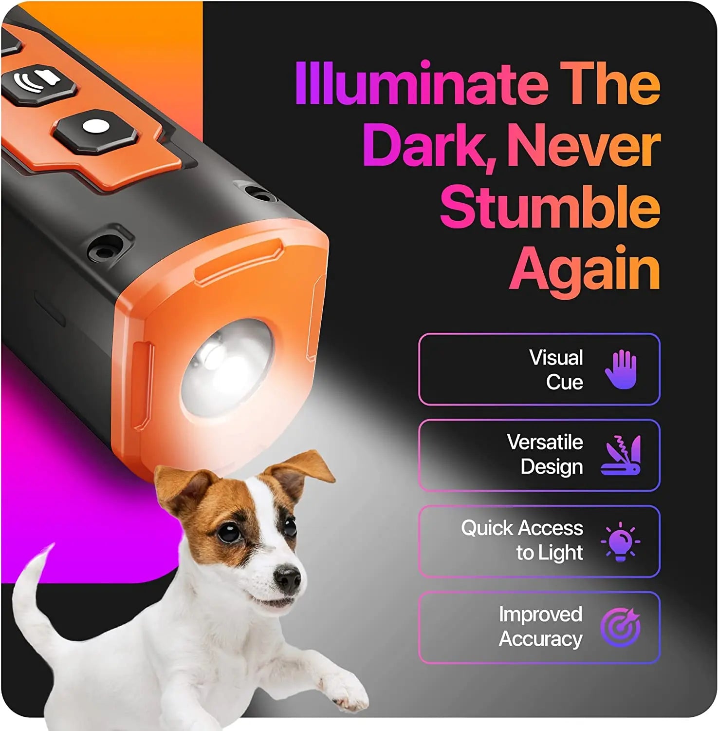 Rechargeable Ultrasonic Dog Repeller & Trainer