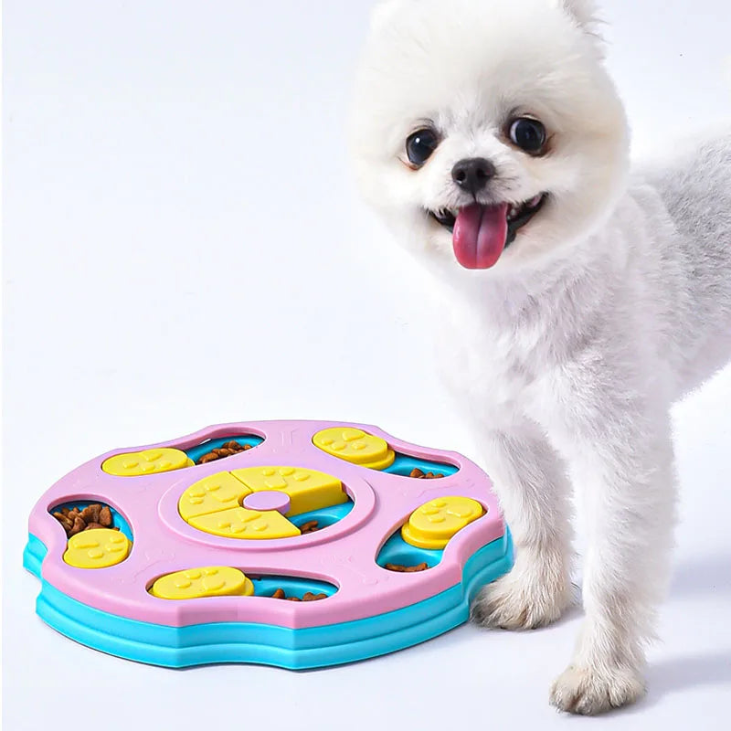 Dog Puzzle Toy Slow Feeder Food Dispenser