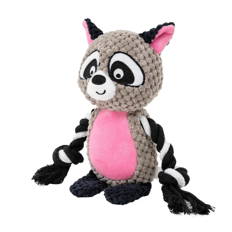 Bite-Resistant Plush Squeaky Dog Toy