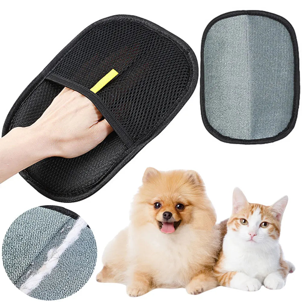 Deshedding Grooming Gloves for Pets