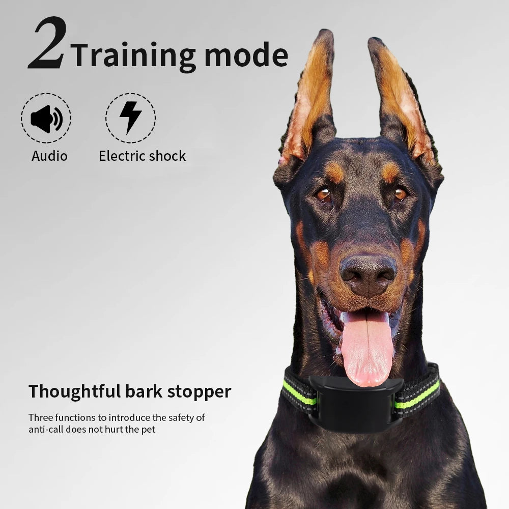 USB Rechargeable Auto Anti-Bark Dog Collar  Brief Product Description (Bullet Points):