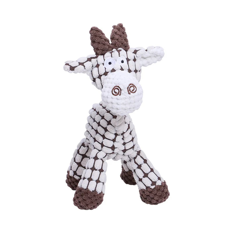 Plush Donkey Squeaky Dog Chew Toy