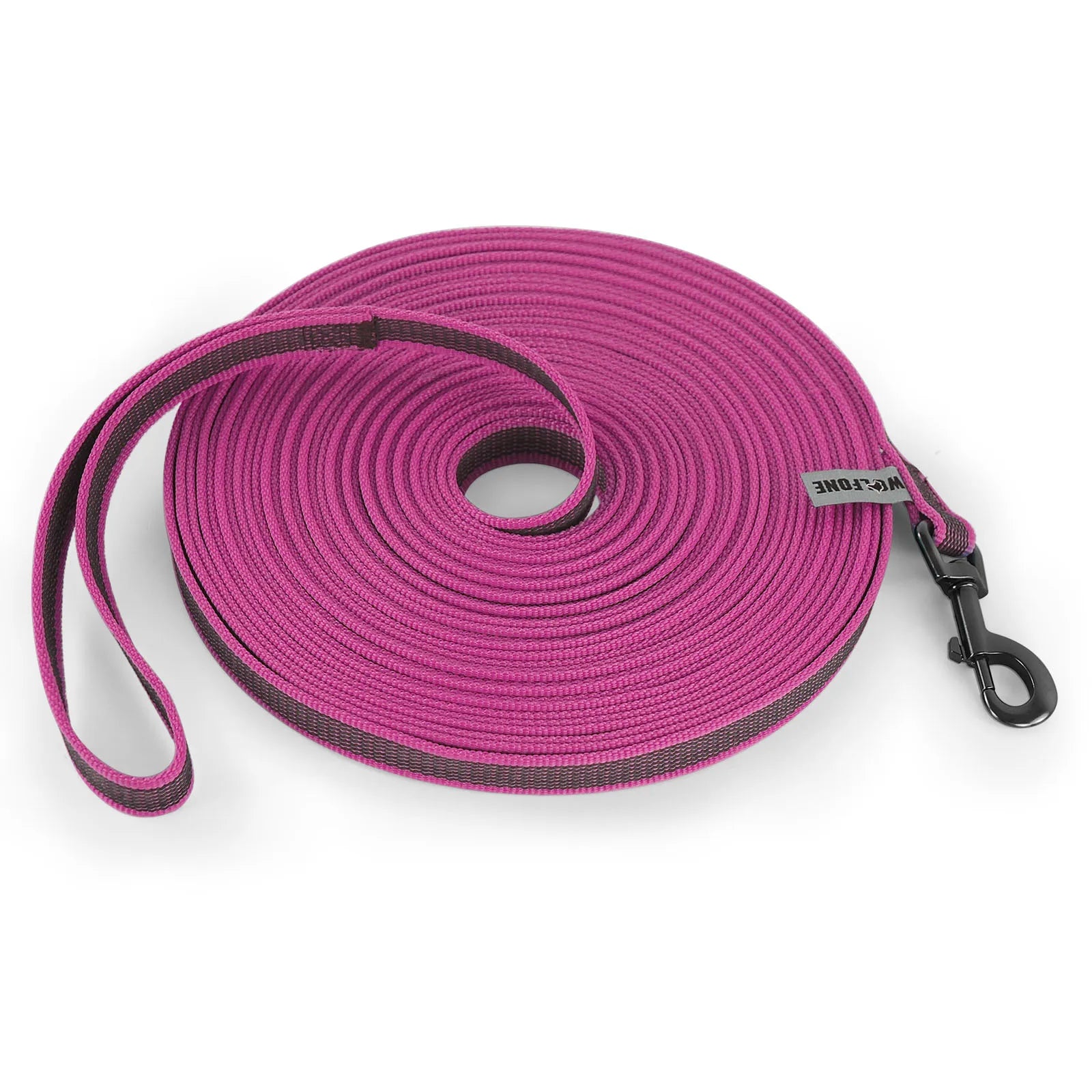 Dual-Color Latex Silk Dog Leash – Multiple Lengths