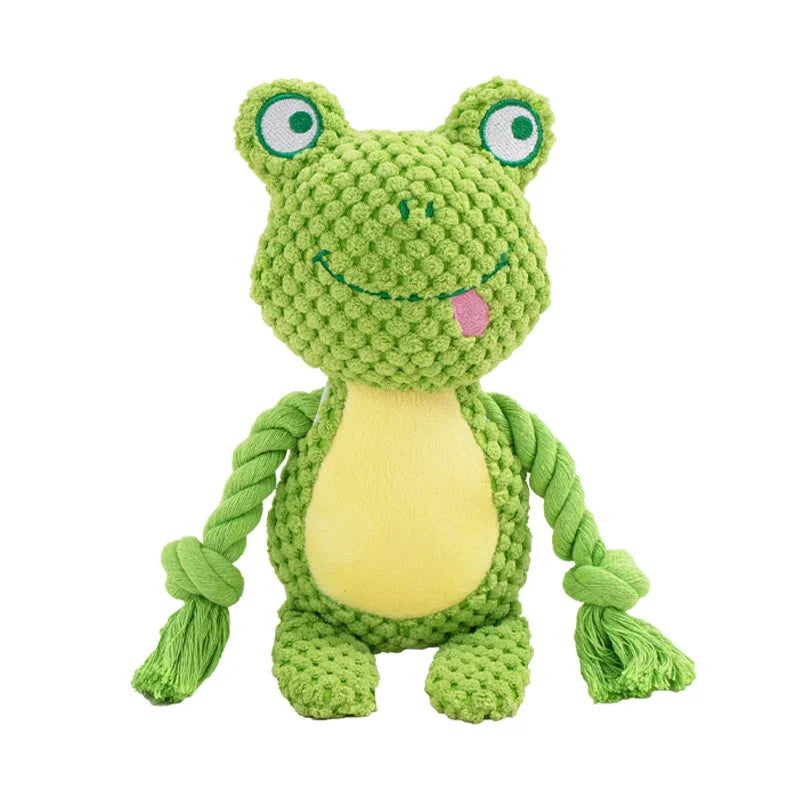 Bite-Resistant Plush Squeaky Dog Toy