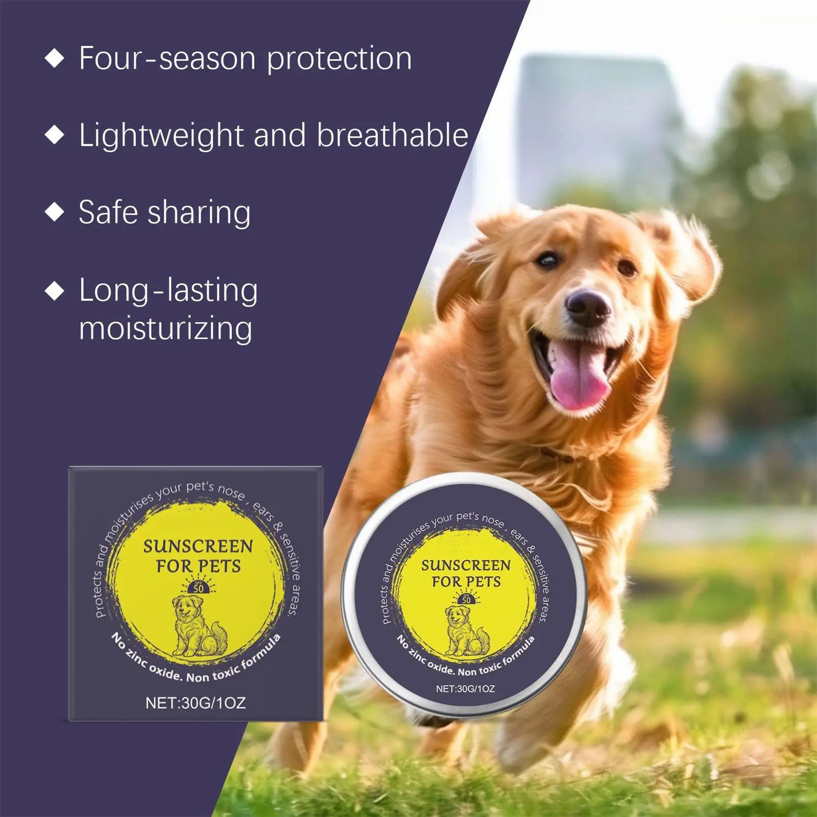 Natural Dog & Cat Sunscreen SPF 30