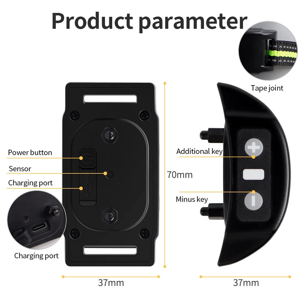 USB Rechargeable Auto Anti-Bark Dog Collar  Brief Product Description (Bullet Points):
