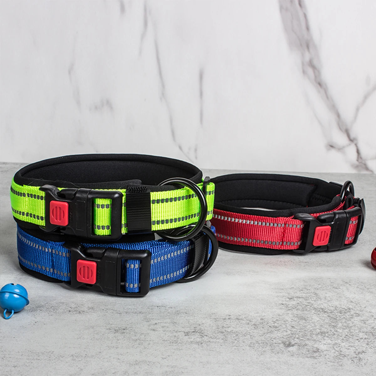 Reflective Adjustable Foam Dog Collar