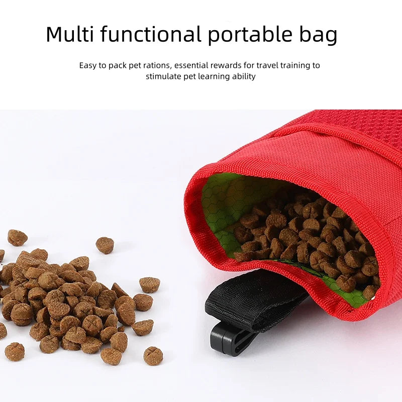 Portable Dog Treat Training Waist Bag – Oxford Fabric