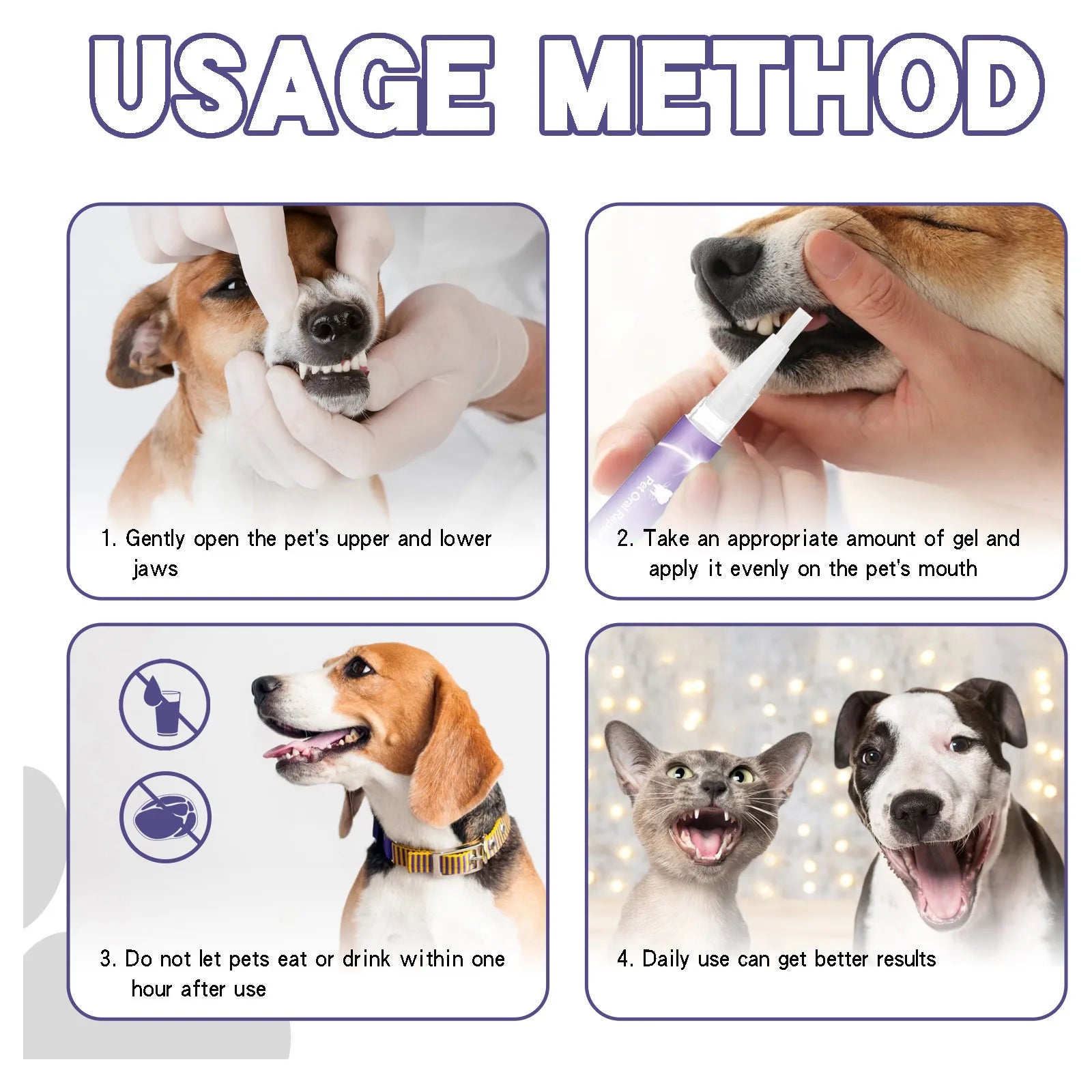3ml Pet Oral Gel for Teeth & Breath