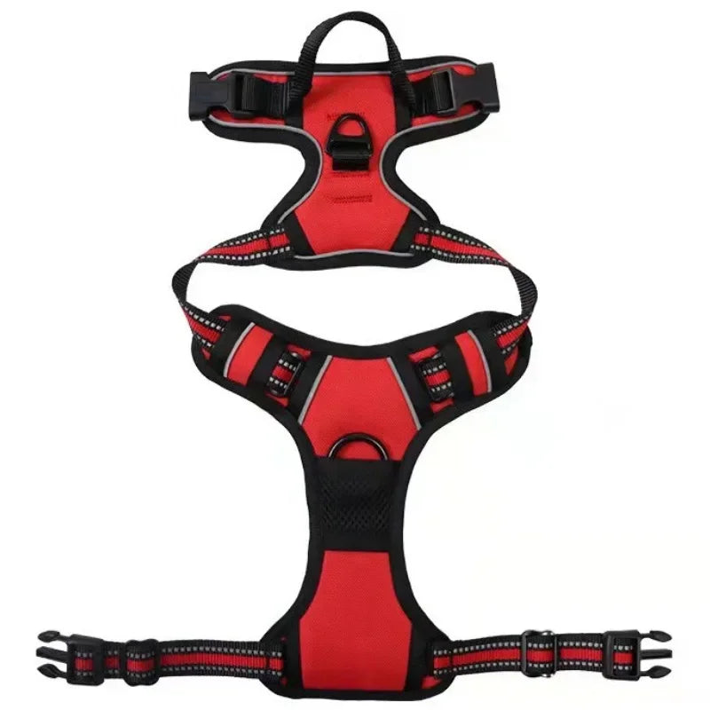 Reflective Adjustable Breathable Dog Vest Harness