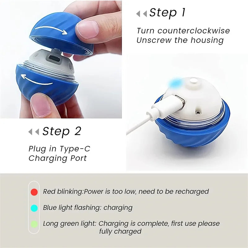 USB Rechargeable Interactive Smart Dog Ball