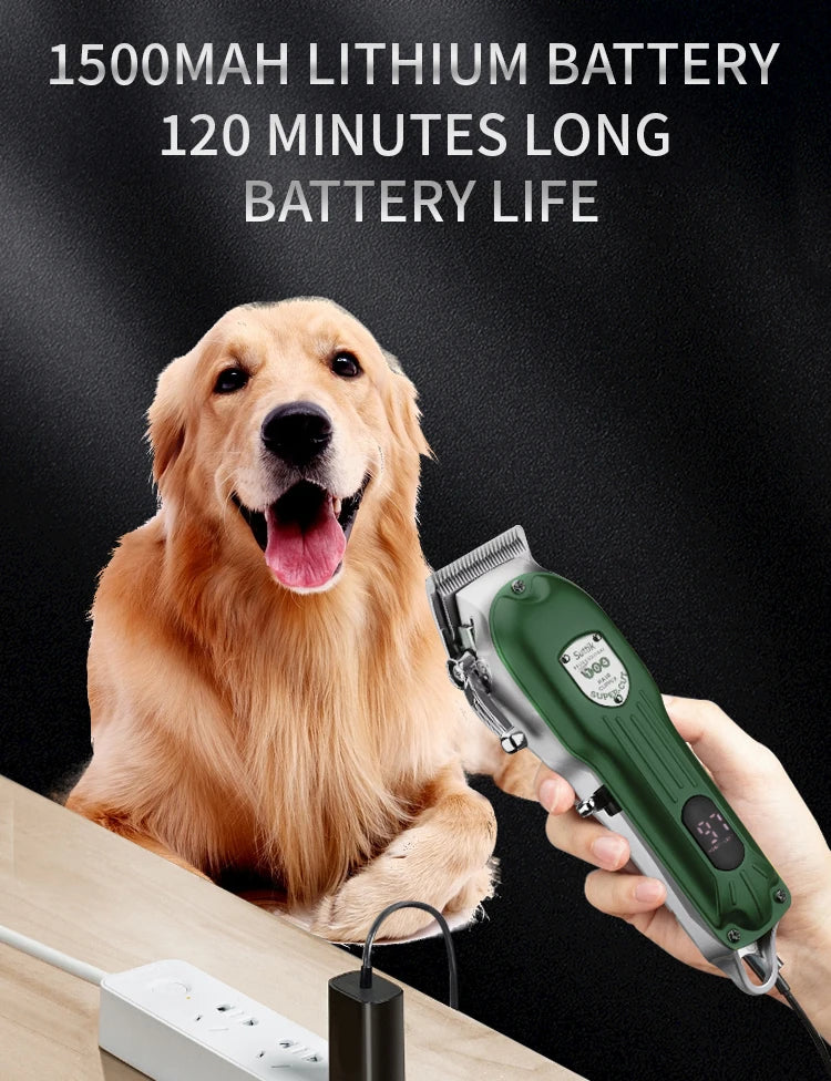Professional Rechargeable Dog & Cat Hair Clipper