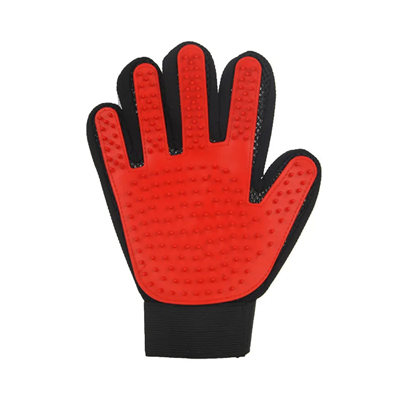 Pet Grooming Glove – Hair Remover & Massage Brush (6 Colors)